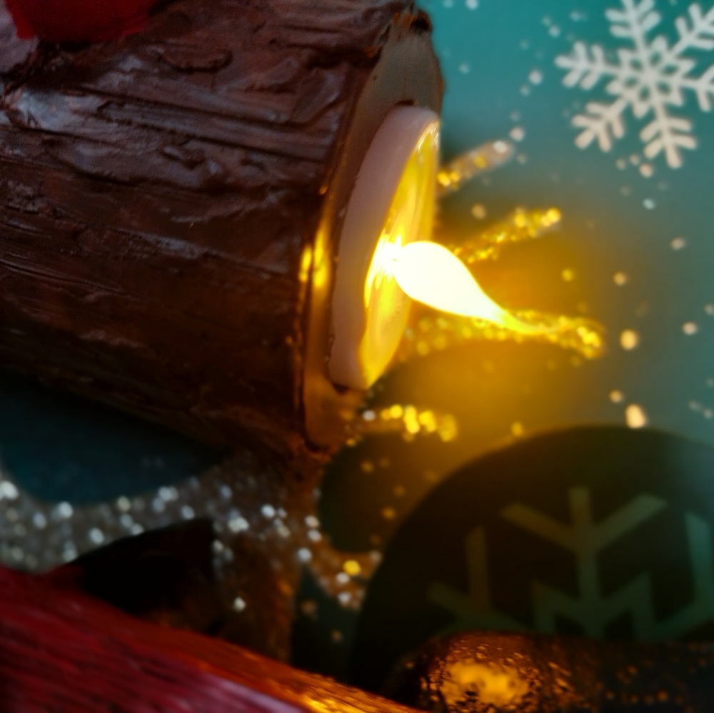 Nightmare Before Christmas light up candles Jack and Sally